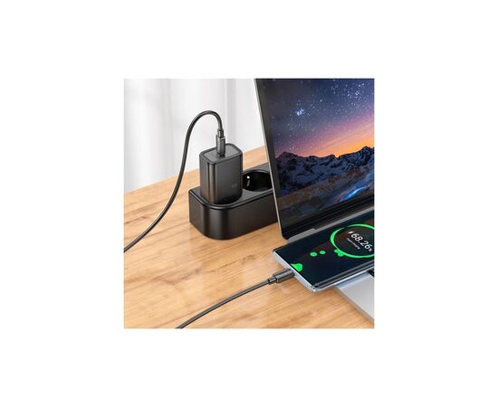 Зарядное устройство HOCO N62 USB-C PD30W black (6942007644297), изображение 3 Зарядное устройство HOCO N62 USB-C PD30W black (6942007644297), изображение 3