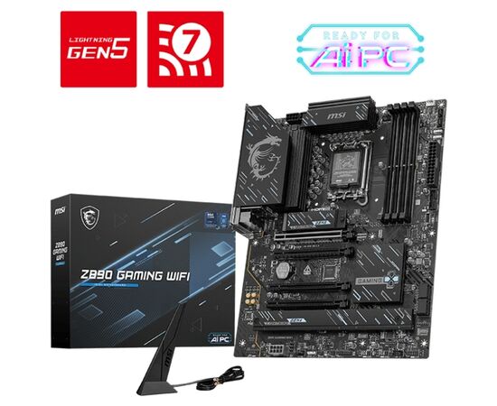 Материнская плата MSI Z890 GAMING WIFI, изображение 5 Материнская плата MSI Z890 GAMING WIFI, изображение 5