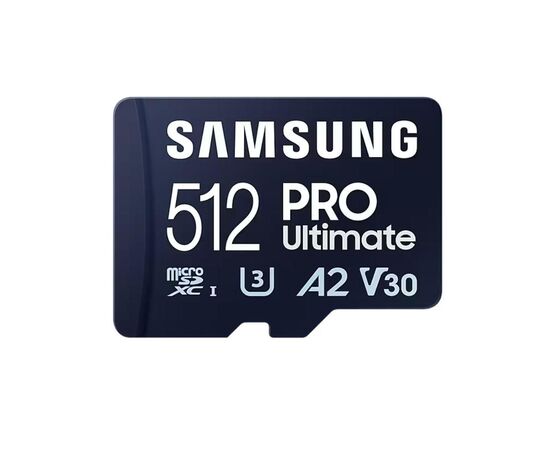 Карта пам'яті Samsung 512GB microSDXC class 10 UHS-I U3 V30 A2 Pro Ultimate (MB-MY512SB/WW)