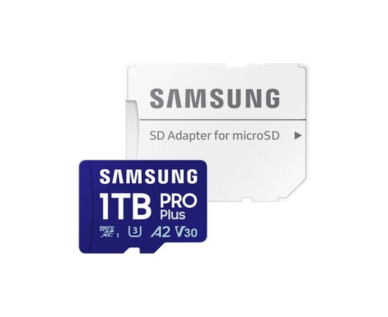 Карта памяти Samsung 1TB microSDXC class 10 UHS-I U3 V30 A2 Pro Plus (MB-MD1T0SA/EU)