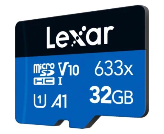 Карта пам'яті Lexar 32GB microSDXC class 10 UHS-I V10 A1 High Performance 633x (LMS0633032G-BNNNG)