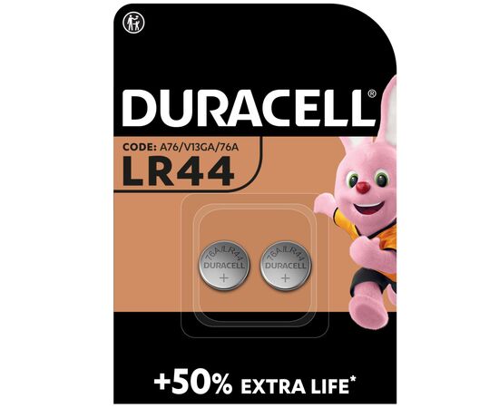 Батарейка Duracell LR44 / V13GA / A76 * 2 (5000394504424 / 5007795)