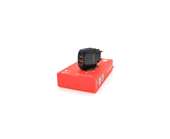Зарядний пристрій KAKUSIGA 2xUSB 12W black (KSC-674-QISHENG-B)