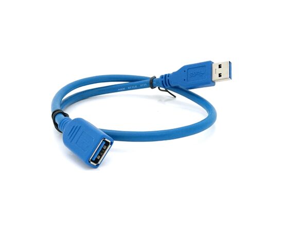 Дата кабель USB 3.0 AM/AF 0.5m blue Voltronic (YT-3.0AM\AF-0.5BL), изображение 2 Дата кабель USB 3.0 AM/AF 0.5m blue Voltronic (YT-3.0AM\AF-0.5BL), изображение 2
