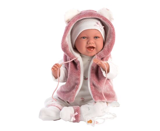 Пупс Llorens Mimi Rn Sonrisas Chaqueta Fuxia, 40 см (74070), изображение 2 Пупс Llorens Mimi Rn Sonrisas Chaqueta Fuxia, 40 см (74070), изображение 2