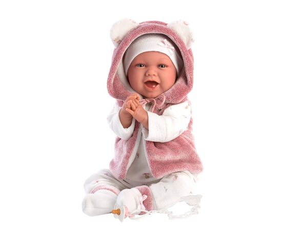 Пупс Llorens Mimi Rn Sonrisas Chaqueta Fuxia, 40 см (74070)