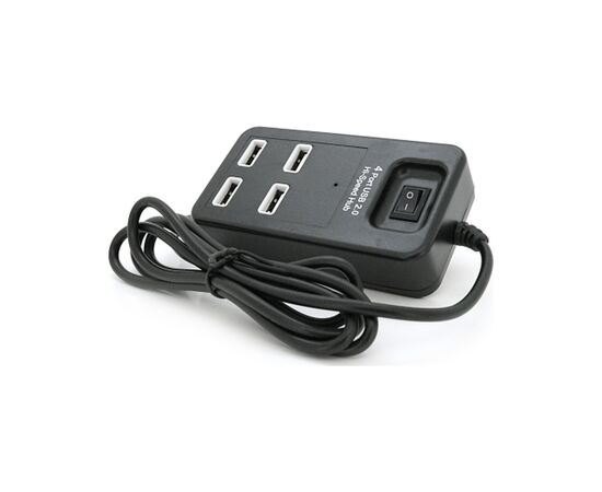 Концентратор Voltronic USB 2.0 to 4xUSB black (YT-HWS4-B), изображение 3 Концентратор Voltronic USB 2.0 to 4xUSB black (YT-HWS4-B), изображение 3