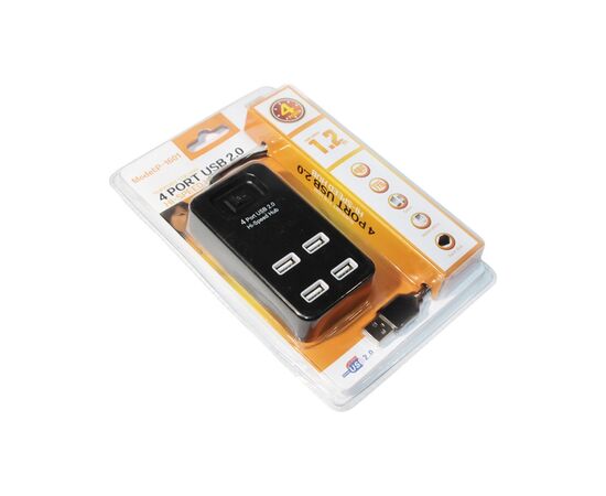 Концентратор Voltronic USB 2.0 to 4xUSB black (YT-HWS4-B), изображение 4 Концентратор Voltronic USB 2.0 to 4xUSB black (YT-HWS4-B), изображение 4