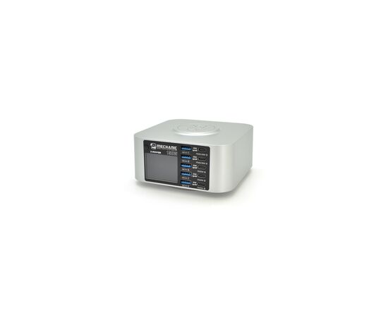 Зарядное устройство MECHANIC 5xUSB-C PD + 5xUSB QC3.0 + Wireless Charging 15W LED indication 200W black (X-Power Plus-200W), изображение 2 Зарядное устройство MECHANIC 5xUSB-C PD + 5xUSB QC3.0 + Wireless Charging 15W LED indication 200W black (X-Power Plus-200W), изображение 2