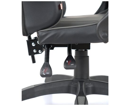 Кресло игровое Аклас Бешкет ANF подростковый Черный (PU-черный/серый) (00160338), изображение 10 Кресло игровое Аклас Бешкет ANF подростковый Черный (PU-черный/серый) (00160338), изображение 10