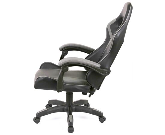 Кресло игровое Аклас Бешкет ANF подростковый Черный (PU-черный/серый) (00160338), изображение 6 Кресло игровое Аклас Бешкет ANF подростковый Черный (PU-черный/серый) (00160338), изображение 6