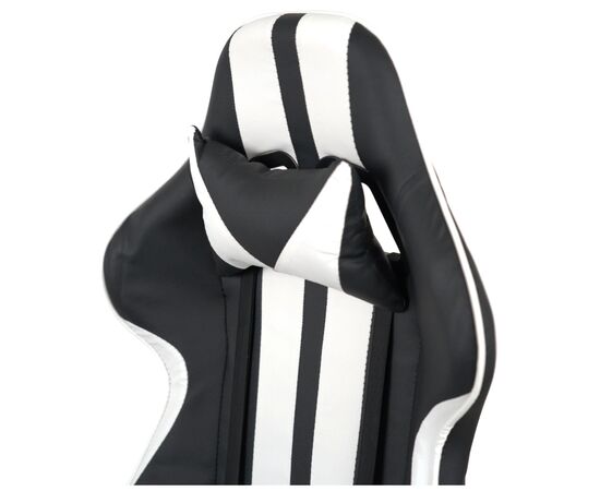 Кресло игровое Аклас Стрек Light ANF Белый (PU-черный/белый) (00160343), изображение 8 Кресло игровое Аклас Стрек Light ANF Белый (PU-черный/белый) (00160343), изображение 8