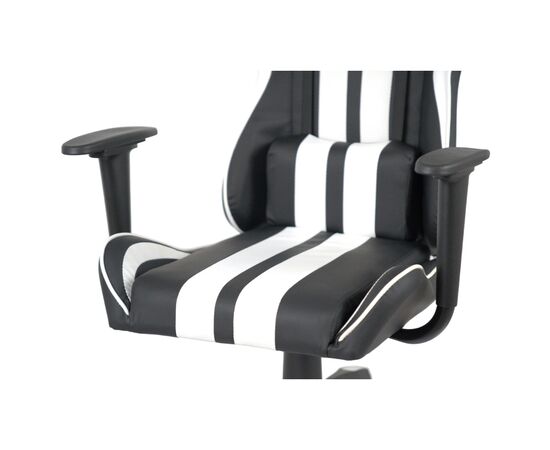 Кресло игровое Аклас Стрек Light ANF Белый (PU-черный/белый) (00160343), изображение 9 Кресло игровое Аклас Стрек Light ANF Белый (PU-черный/белый) (00160343), изображение 9