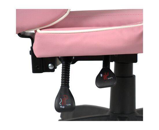 Кресло игровое Аклас Стрек Light ANF Розовый (PU-розовый/белый) (00160345), изображение 10 Кресло игровое Аклас Стрек Light ANF Розовый (PU-розовый/белый) (00160345), изображение 10