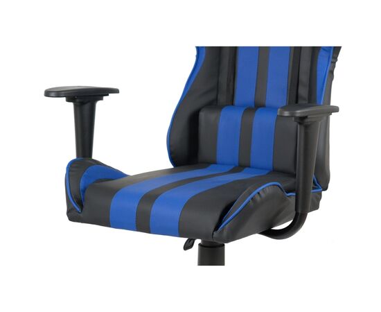 Кресло игровое Аклас Стрек Light ANF Синий (PU-черный/синий) (00160342), изображение 10 Кресло игровое Аклас Стрек Light ANF Синий (PU-черный/синий) (00160342), изображение 10