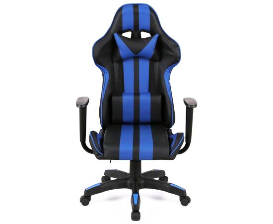 Кресло игровое Аклас Стрек Light ANF Синий (PU-черный/синий) (00160342), изображение 2 Кресло игровое Аклас Стрек Light ANF Синий (PU-черный/синий) (00160342), изображение 2