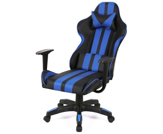 Кресло игровое Аклас Стрек Light ANF Синий (PU-черный/синий) (00160342), изображение 7 Кресло игровое Аклас Стрек Light ANF Синий (PU-черный/синий) (00160342), изображение 7