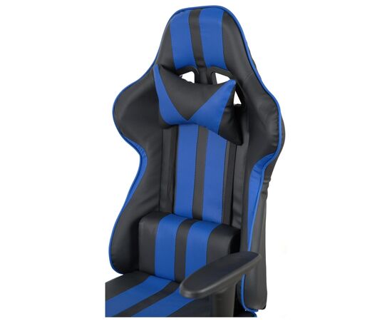 Кресло игровое Аклас Стрек Light ANF Синий (PU-черный/синий) (00160342), изображение 8 Кресло игровое Аклас Стрек Light ANF Синий (PU-черный/синий) (00160342), изображение 8