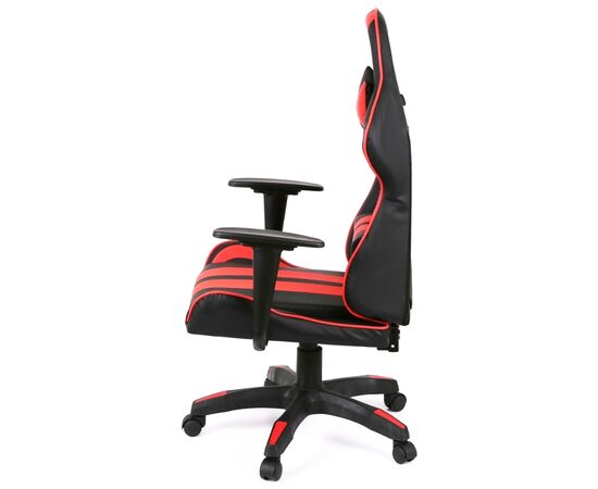 Кресло игровое Аклас Стрек Light ANF Красный (PU-черный/красный) (00160344), изображение 3