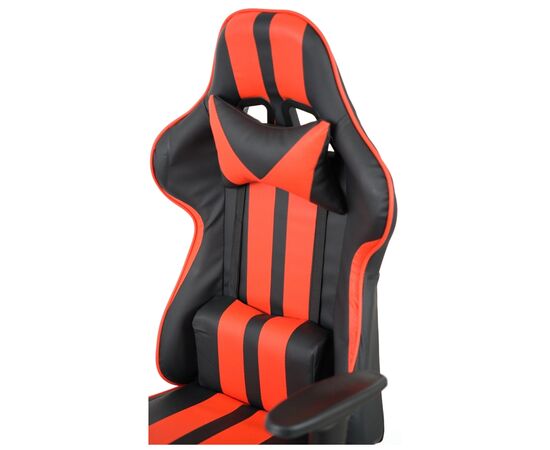 Кресло игровое Аклас Стрек Light ANF Красный (PU-черный/красный) (00160344), изображение 8