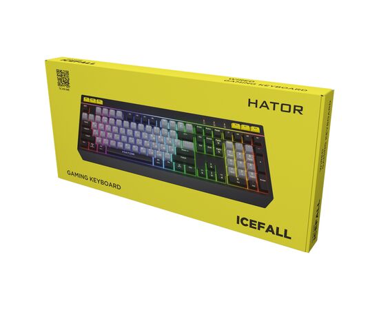 Клавиатура Hator Icefall USB Black/Grey (HTK401UA), изображение 5 Клавиатура Hator Icefall USB Black/Grey (HTK401UA), изображение 5