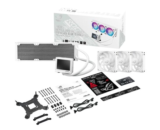 Система рідинного охолодження ASUS ROG-RYUJIN-III-360-ARGB-EXTREME-WHT (90RC0132-M0EAY0), зображення 12 Система рідинного охолодження ASUS ROG-RYUJIN-III-360-ARGB-EXTREME-WHT (90RC0132-M0EAY0), зображення 12