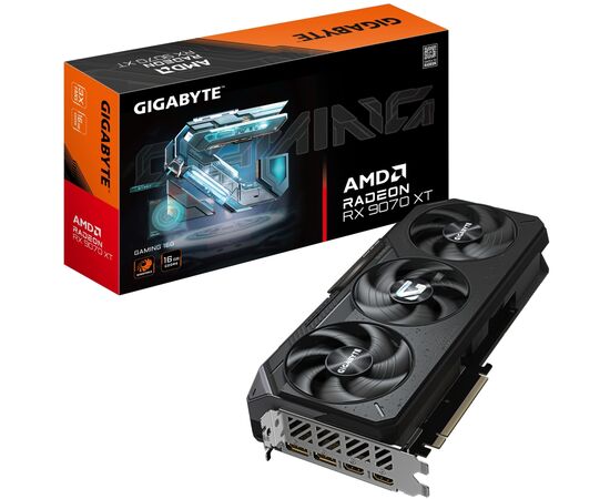 Видеокарта GIGABYTE Radeon RX 9070 XT 16Gb GAMING (GV-R9070XTGAMING-16GD), изображение 10 Видеокарта GIGABYTE Radeon RX 9070 XT 16Gb GAMING (GV-R9070XTGAMING-16GD), изображение 10