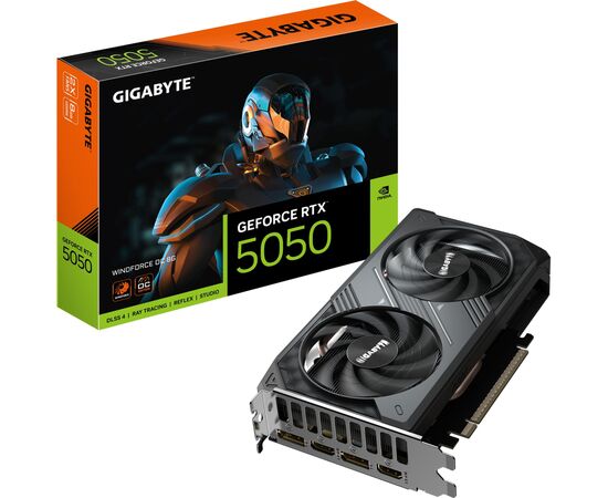 Видеокарта GIGABYTE GeForce RTX5050 8Gb WINDFORCE OC (GV-N5050WF2OC-8GD), изображение 10