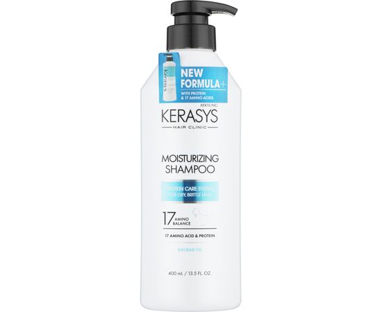 Шампунь KeraSys Hair Clinic Moisturizing Shampoo 400 мл (8801046838648)