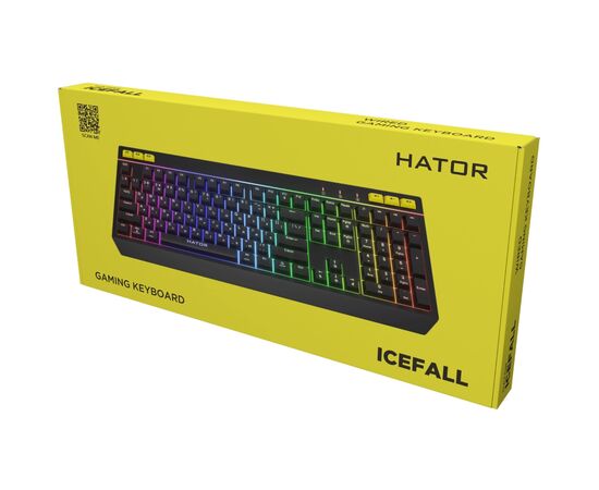 Клавиатура Hator Icefall USB Black (HTK402UA), изображение 6 Клавиатура Hator Icefall USB Black (HTK402UA), изображение 6