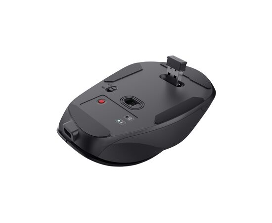 Мышка Trust Multi-device Wireless/Bluetooth Black (25708), изображение 5 Мышка Trust Multi-device Wireless/Bluetooth Black (25708), изображение 5