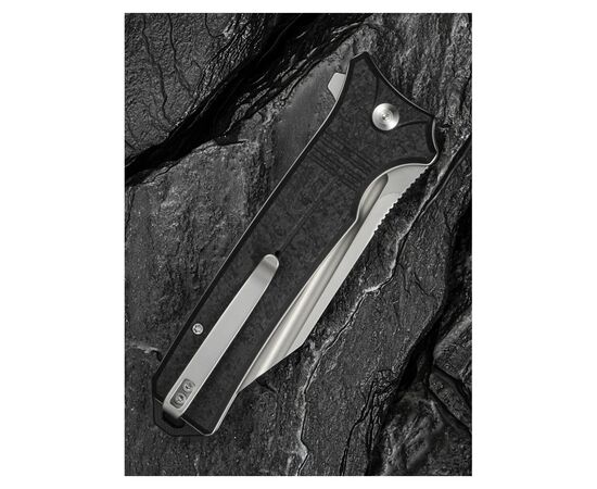 Ніж Civivi Neurohaptic, Bead Blast, чорний G10 (C23080-2)