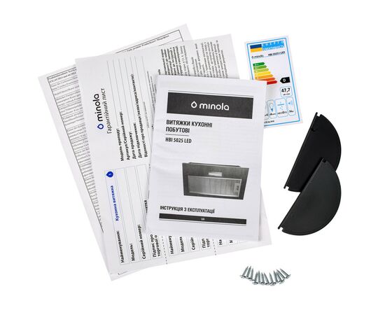 Витяжка кухонна Minola HBI 5025 I LED, зображення 10 Витяжка кухонна Minola HBI 5025 I LED, зображення 10