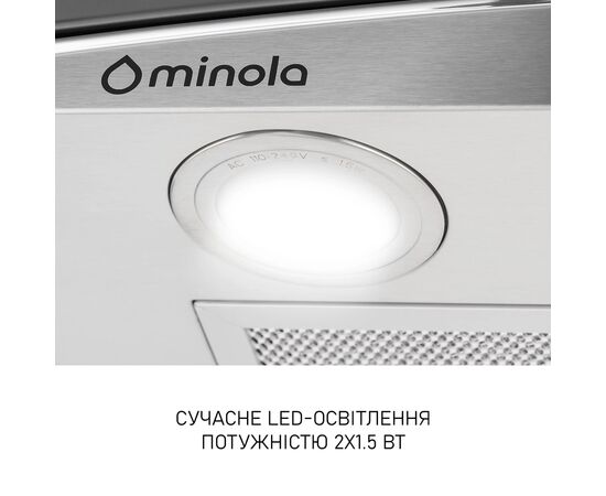 Вытяжка кухонная Minola MTG 6642 I LED, изображение 6