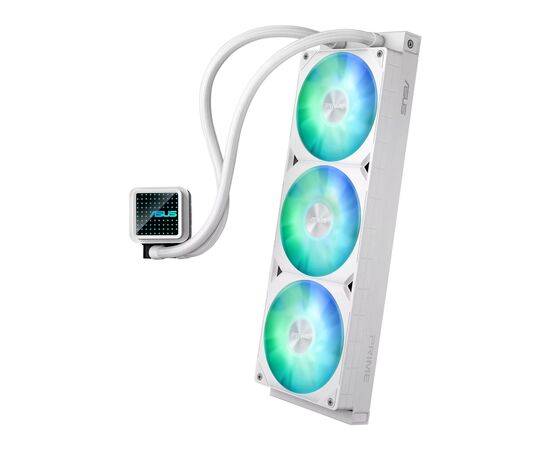 Система рідинного охолодження ASUS PRIME-LC-360-ARGB-LCD-WHITE (90RC0102-B0EAY0), зображення 3 Система рідинного охолодження ASUS PRIME-LC-360-ARGB-LCD-WHITE (90RC0102-B0EAY0), зображення 3