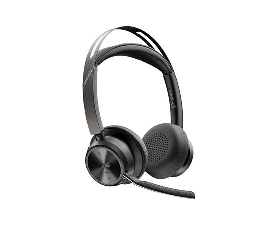 Навушники Poly Voyager Focus 2 MS Stereo USB-C + USB-C/A Adapter + Charging Stand Black (9T9J6AA)