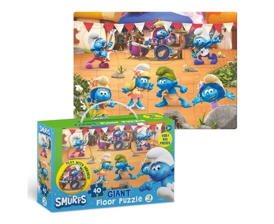 Пазл DoDo великий на підлогу The Smurfs. Музика грає (200619), зображення 2 Пазл DoDo великий на підлогу The Smurfs. Музика грає (200619), зображення 2