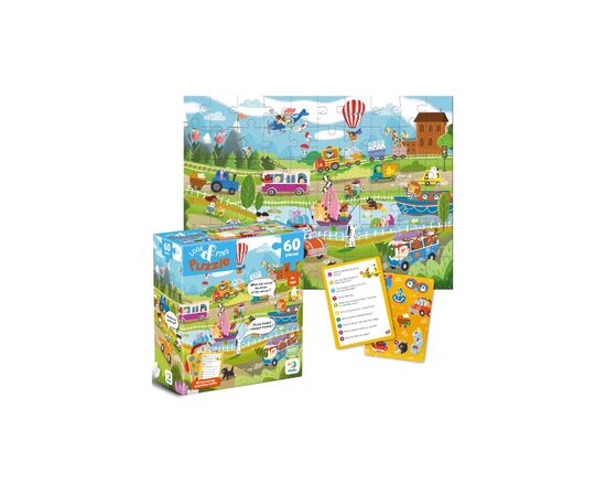Пазл DoDo Вімельпазл Диво-транспорт, 60 елементів (300660), зображення 3