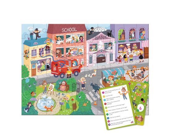 Пазл DoDo Вімельпазл Містечко професій, 60 елементів (300662), зображення 3