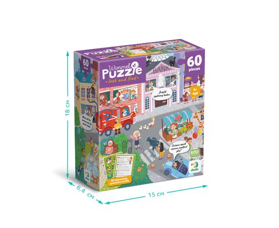 Пазл DoDo Вімельпазл Містечко професій, 60 елементів (300662), зображення 5