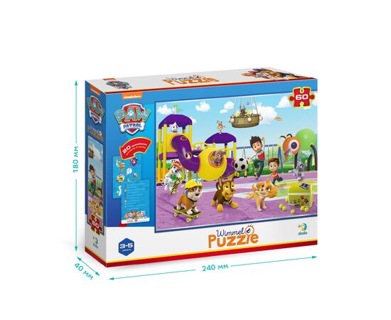 Пазл DoDo Вімельпазл на 60 елементів Paw Patrol. На прогулянці (200453), зображення 3