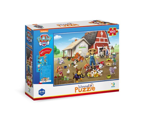 Пазл DoDo Вимельпазл на 60 элементов Paw Patrol. На ферме (200452)