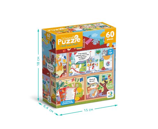 Пазл DoDo Вімельпазл Улюбленці вдома, 60 елементів (300661), зображення 5