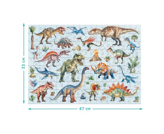 Пазл DoDo Монтессори Динозавры, 200 элементов (300631), изображение 3 Пазл DoDo Монтессори Динозавры, 200 элементов (300631), изображение 3