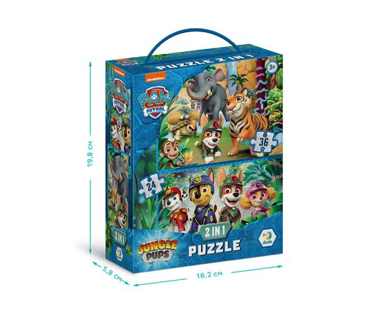Пазл DoDo 2 в 1 Paw Patrol. Приключения в Джунглях (200572), изображение 4 Пазл DoDo 2 в 1 Paw Patrol. Приключения в Джунглях (200572), изображение 4