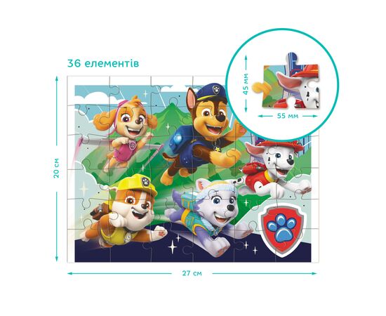 Пазл DoDo 2 в 1 Paw Patrol. Такие хорошие щенки (200561), изображение 6 Пазл DoDo 2 в 1 Paw Patrol. Такие хорошие щенки (200561), изображение 6