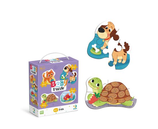 Пазл DoDo 4 в 1 Baby puzzle. Домашние животные (300688), изображение 2 Пазл DoDo 4 в 1 Baby puzzle. Домашние животные (300688), изображение 2