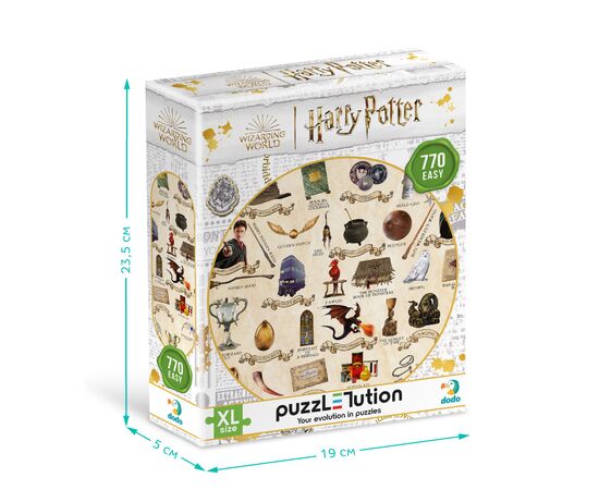 Пазл DoDo Easy-XL «Harry Potter. Посібник для чарівників», 770 елементів (200569), зображення 4 Пазл DoDo Easy-XL «Harry Potter. Посібник для чарівників», 770 елементів (200569), зображення 4