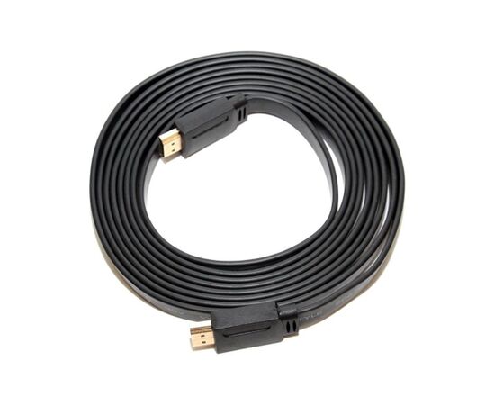 Кабель мультимедійний HDMI M to HDMI M 3.0m V1.4 black Merlion (YT-HDMI(M)/(M)SLIM-3.0m/06178)