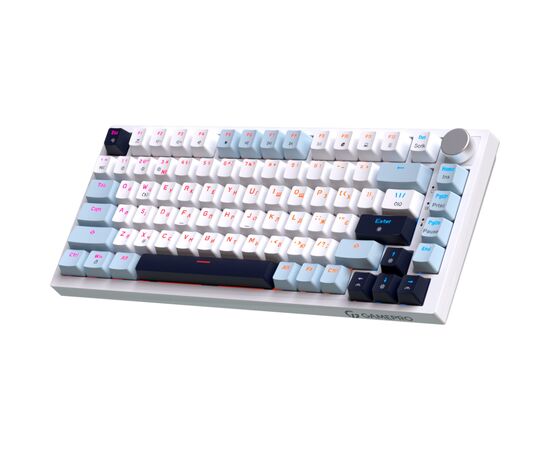 Клавиатура GamePro Genesis Warden MK160BL Outemu Swithes USB White (MK160BL), изображение 2 Клавиатура GamePro Genesis Warden MK160BL Outemu Swithes USB White (MK160BL), изображение 2